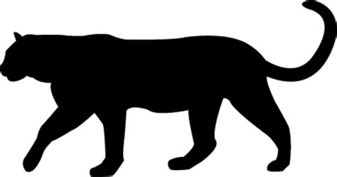 Black Panther Silhouette - ClipArt Best