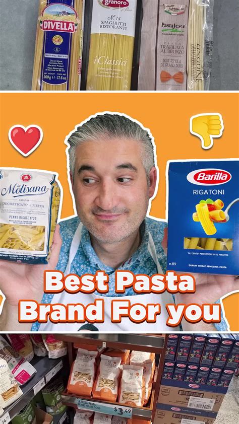 My top 10 pasta brands that I LOVE 🤩 #pasta #pastabrands #italianfood # ...