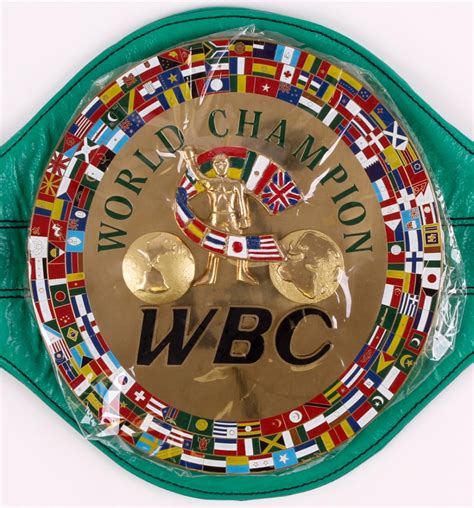 Floyd Mayweather Jr. Signed Full-Size WBC Heavyweight Championship Belt (Beckett COA) | Pristine ...