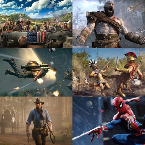 2018, the year of amazing open world games : gaming