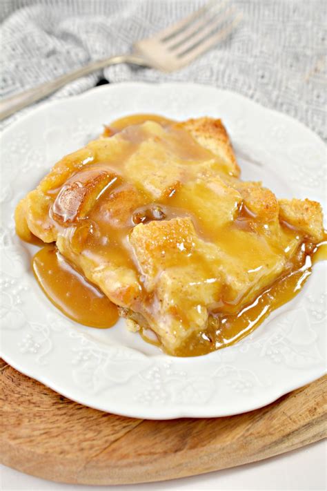 Old Fashioned Bread Pudding with Vanilla Sauce - Sweet Pea's Kitchen