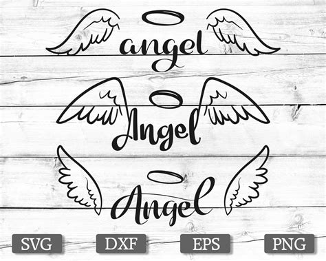 Angel With Halo Svg