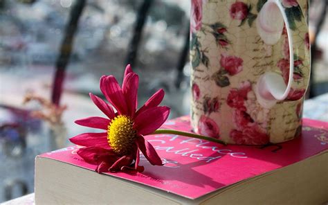 Books and Flowers Wallpapers - Top Free Books and Flowers Backgrounds - WallpaperAccess