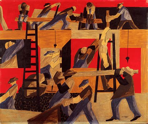 Jacob Lawrence | The Builders (1947) | Artsy