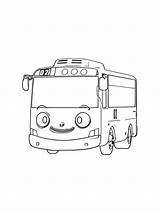 Drawing Of Tayo The Little Bus coloring Page  Download Print Or Color sketch template