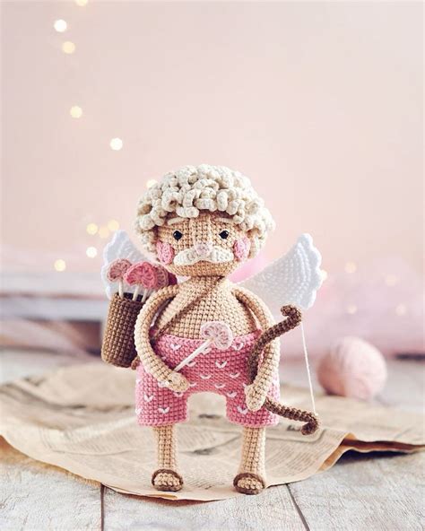 Amigurumi Pattern, Cupid Crochet Pattern, Doll Crochet Pattern, Valentines Day Crochet Patterns ...