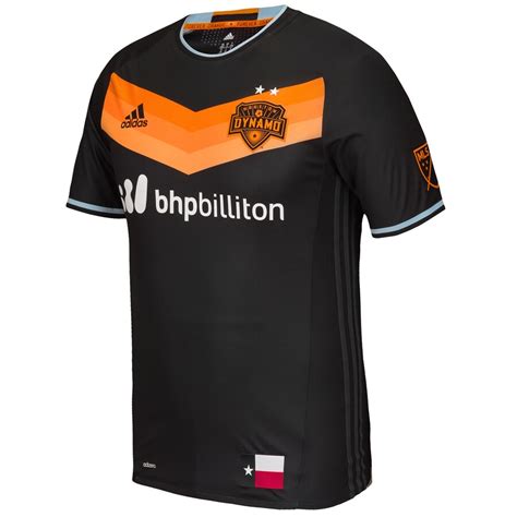 adidas Houston Dynamo Black 2016/17 Authentic Secondary Jersey