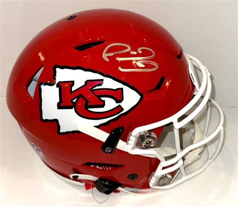 Patrick Mahomes Autographed Kansas City Chiefs Proline Speedflex Helmet ...