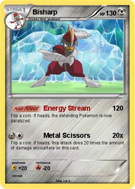 Pokémon Bisharp 150 150 - Energy Stream - My Pokemon Card