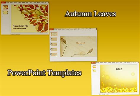 Autumn Leaves PowerPoint Templates