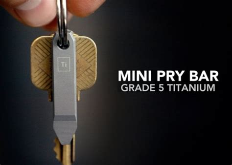 Titanium Mini Pry Bar hits Kickstarter from $20 - Geeky Gadgets