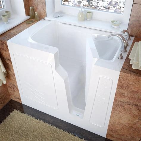 FLASH SALE! Meditub Walk-In Right Drain White Soaking Bathtub 2646RWS ...