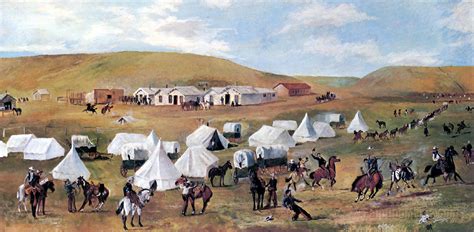 Cowboy Camp During the Roundup - Charles Marion Russell Paintings