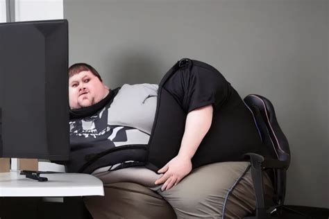 an obese man on a gamer chair, photo, 8K | Stable Diffusion