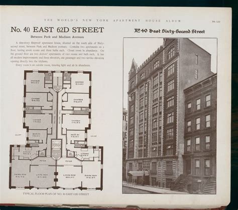 40 East 62nd Street | Apartment floor plans, Floor plans, Castle house plans