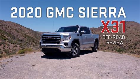 2020 GMC Sierra 1500 X31 Off-Road Review - YouTube