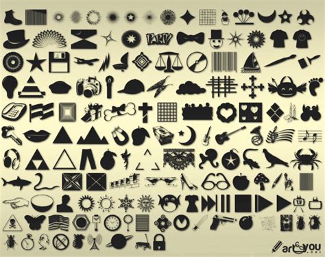 Custom Shapes pack by truemisha on DeviantArt