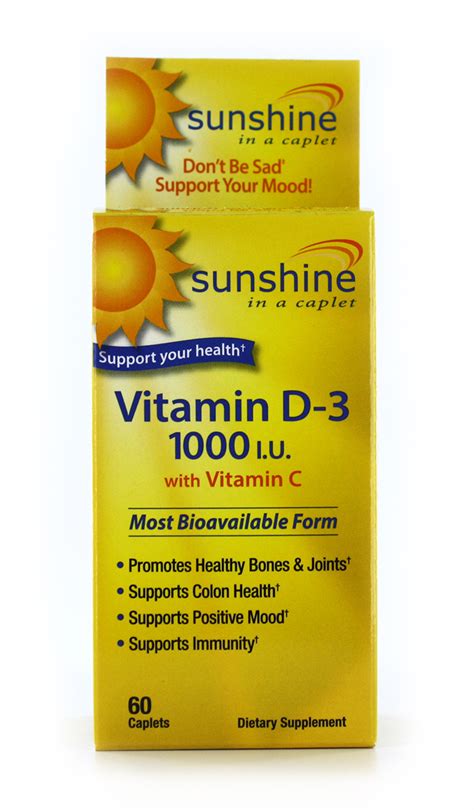 Sunshine Vitamin D 1000 IU - Windmill Vitamins