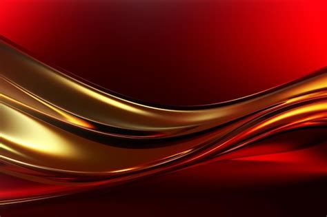 Premium Photo | Red and gold background with a gold background