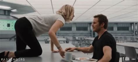 I'M Going To Kiss You Now GIF - Chris Pratt Passengers Passengers Movie ...