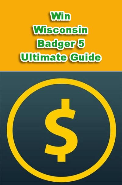 Badger 5 lottery ticket winning numbers