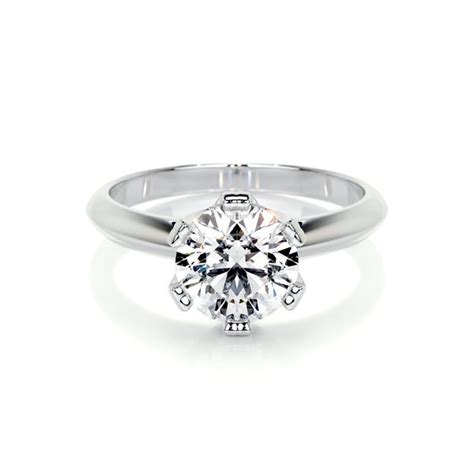 GR000003 Solitaire Lab Grown Diamond Ring - AuGain Gem