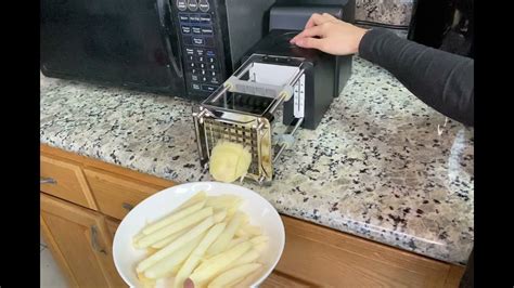 Sopito Electric French Fry Potato Cutter - Cutting Large Quantities - Fast and Convenient Slicer ...