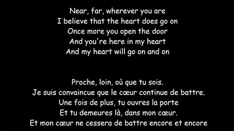 Celine dion my heart will go on song words - subtitlehow