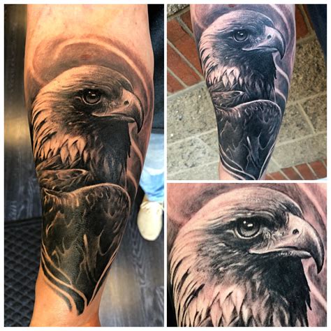 Harris Hawk, by Matt Stines at No Regrets Tattoos in Champaign, IL. : r/tattoos