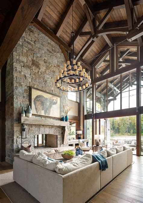 Modern Rustic Living Room Design Ideas | Cabinets Matttroy