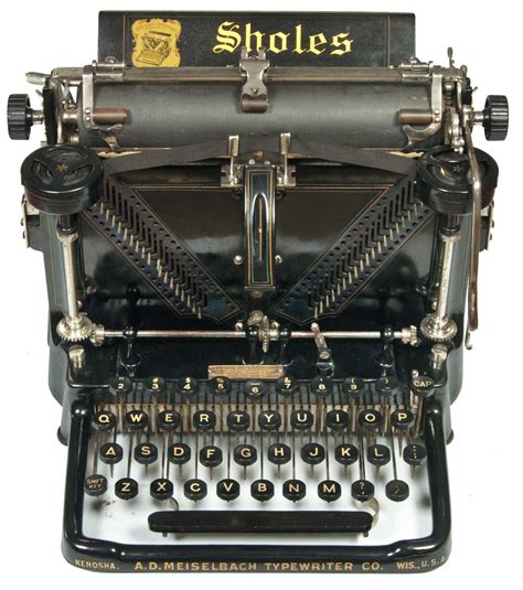 Sholes Visible Typewriter - Antique Typewriters