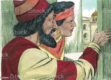 Witnesses Haman Hanged Stock Photo - Download Image Now - Army, Assyria, Bible - iStock