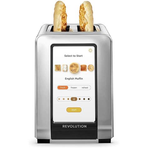 Revolution Cooking R180 High-Speed 2-Slice Stainless Touchscreen Toaster. Exclusive InstaGLO ...