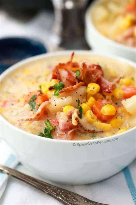 Slow Cooker Bacon Corn Chowder recipe