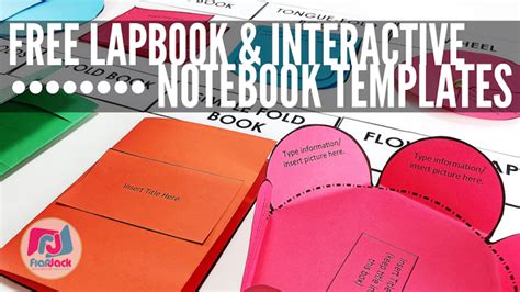 Free Editable Lapbook Interactive Notebook Templates When You…