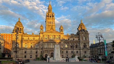 Glasgow City Centre at Golden Hour in September. - YouTube