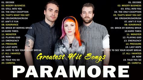 Paramore |The Best |Greatest Hits |[Playlist] - YouTube