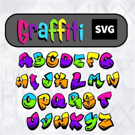 Graffiti SVG Graffiti Letters Graffiti Custom Your Own Names - Etsy