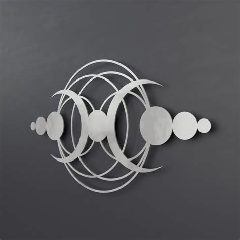 View 3D Abstract Metal Wall Art Pictures | Wall Art Design Idea