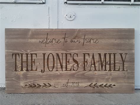 Custom Family Sign Farm Sign-Family Sign Wedding | Etsy