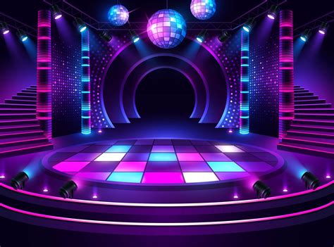 Disco Dance Floor Background by Phich on Dribbble