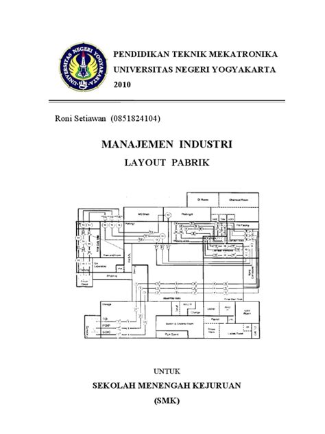 Contoh Layout Pabrik Makanan