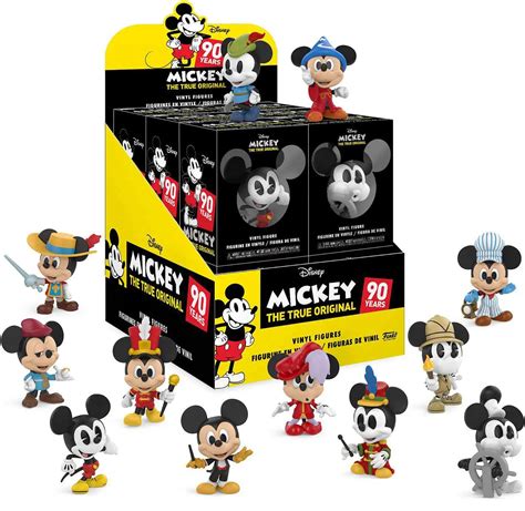 Funko Disney Mystery Minis Mickey Mouse 90th Anniversary Mystery Box 12 Packs - ToyWiz