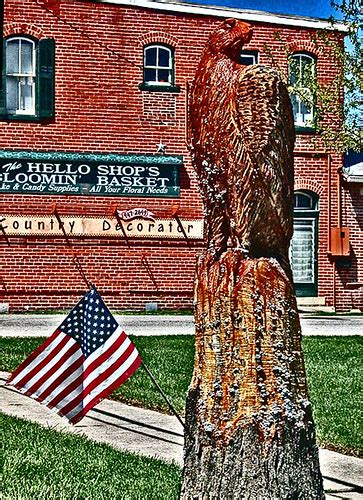 Patriotic Yard Art | I saw this in Waverly, Ohio on a windy … | Flickr