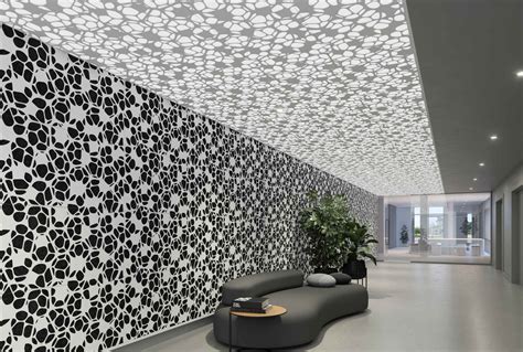 Perforated Metal Panel Ceiling System | Shelly Lighting