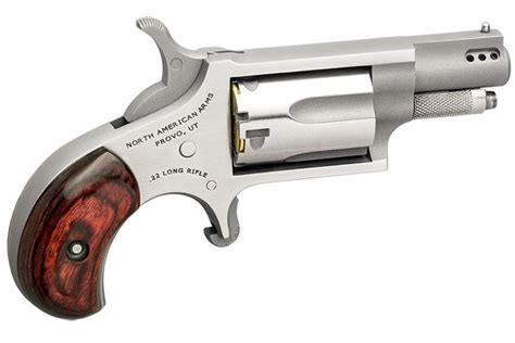 North American Arms Mini Revolver - 22 LR Ported - Stainless Steel- NAA-22LR-P - Abide Armory