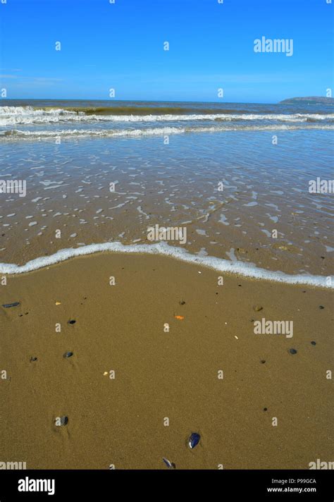 Beach at Penmaenmawr, UK Stock Photo - Alamy