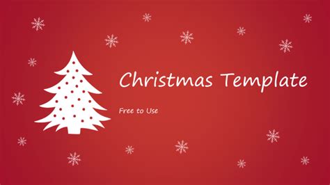 Free Christmas PowerPoint Template | PowerPoint Tips and Tutorials