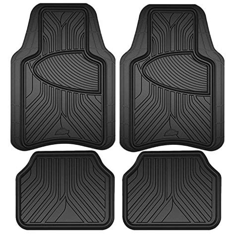 Armor All Black Rubber Interior Floor Mat, 4 Piece - Walmart.com - Walmart.com