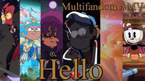 Multifandom AMV- Hello by Martin Solveig - YouTube